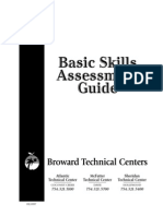 Basic Skills Assessment Guide: Broward Technical Centers