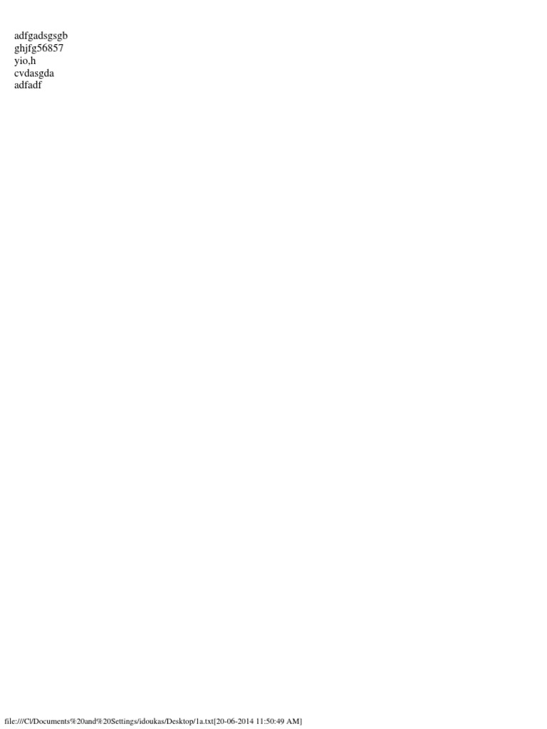 Adfgadsgsgb ghjfg56857 Yio, H Cvdasgda Adfadf | PDF
