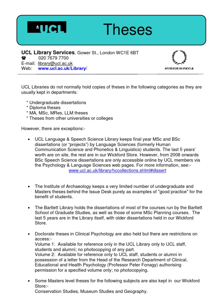 Ucl thesis template picture