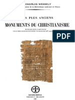 Ch. Wessely - Les Plus Anciens Monuments Du Christianisme Écrits Sur Papyrus, Textes Grecs Traduits Et Annotés (2 Vol.)