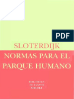 Sloterdijk, Peter - Normas para El Parque Humano (1999) PDF