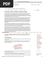 Download Levendary Cafe Case Study  Solutions by Irum Khan SN230555422 doc pdf