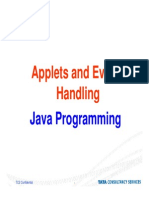 Applets and Event Handling in Java 