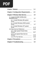 ETS1000 Series FWT Data Service User Manual