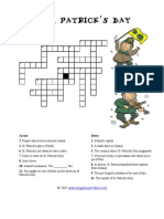 ST Patrick Day Crossword