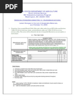 Download USDA RUS - Latest Changes to List of Materials for Use by USDA Rural Development Telecom Borrowers November-2009 by StimulatingBroadbandcom SN23056906 doc pdf