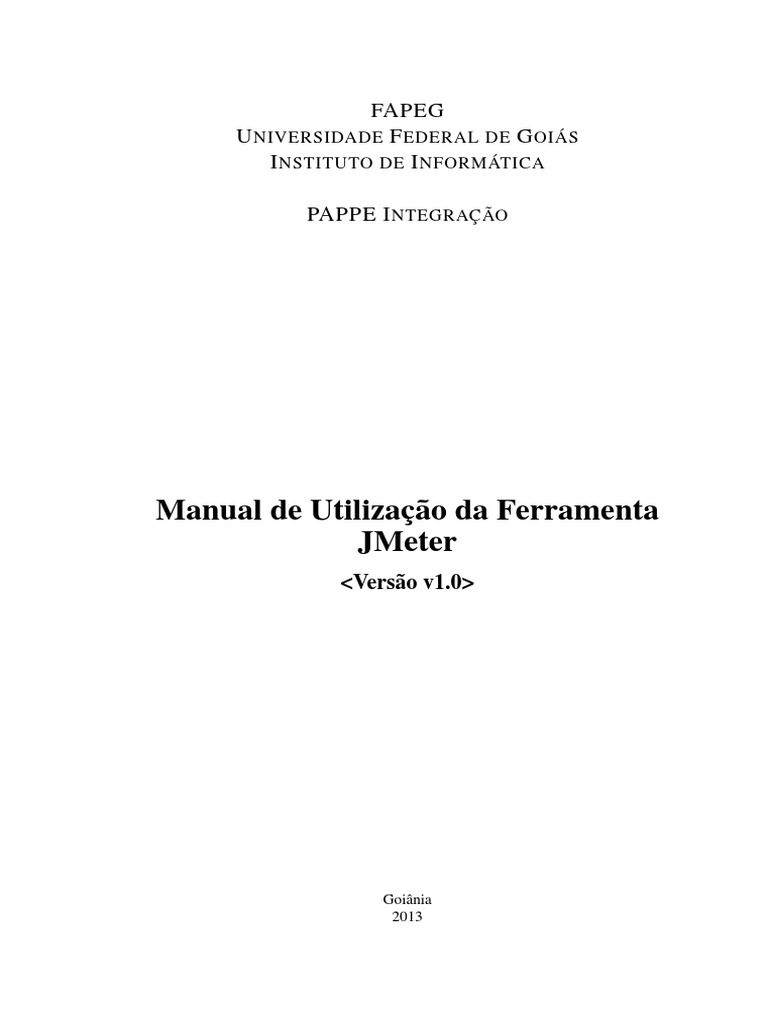 Manual de Uso do JMeter para Testes | PDF | Protocolo de transferência ...