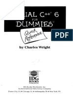 (Ebookvisual C++ For Dummies Quick Reference - PDF) Visual C++ For Dummies Quick Reference