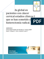 Revision Sistemica Sobrevida Global Cancer Cercival Estadio I Histerectomia Como Tratamiento Grupo 1