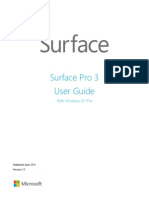 Surface Pro 3 User Guide English