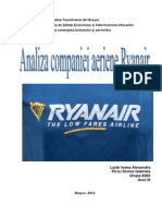 Analiza Companiei Aeriene Ryanair