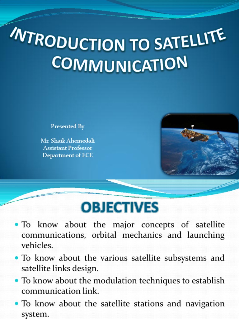 Unit 1 | PDF | Communications Satellite | Satellite