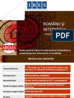 Ires - Romanii Si Internetul 2011