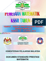 Pemetaan Matematik KSSR Tahun 4