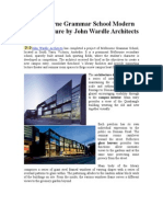 Melbourne Grammar School Modern Architecture by John Wardle Architects