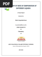 Download Study of Rate of evaporation of liquids by rohinrohin SN230603729 doc pdf