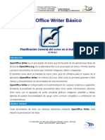 Planificacion Writer