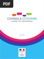 Conseils citoyens - Cadre de référence