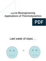 Bioengineering Thermodynamics
