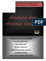 Analyse Des Reseaux Sociaux