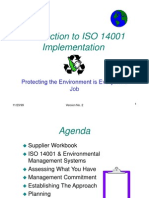 Introduction To ISO 14001 Implementation