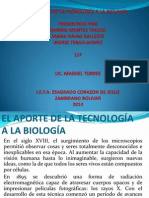 El Aporte de La Tecnología A La Biología