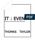 It: Event: Thomas Taylor