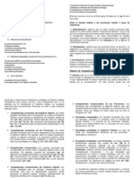 Relaciones Entre El Estado Federal y Las Provincias