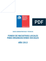 Bases Fondo de Iniciativas Locales 2013