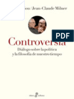 Alain Badiou y Jean-Claude Milner - Controversia (2014)