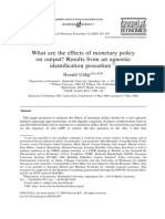 What Are The Effects of Monetary Policy Harald 2004