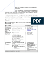 Guia para Evaluar Desarrollo Fonologico