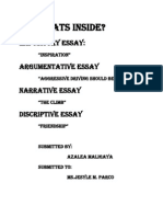 Whats Inside?: Expository Essay