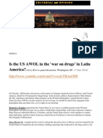 Is the US AWOL in the 'war on drugs' in Latin America? 