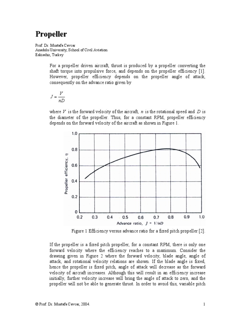 Propeller Pdf Propeller Aircraft