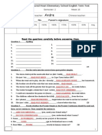 Written Test Sem 2 Wk16 2014 Memo