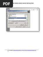 WSUS INSTALLATION SNAPS