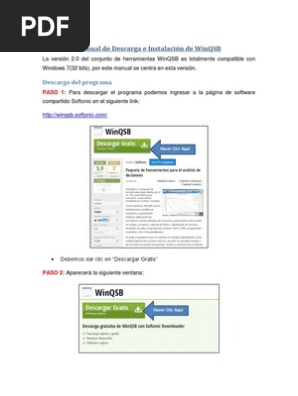 Download winqsb 32 bits