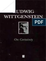 Wittgenstein, Ludwig - On Certainty (Blackwell, 1969)