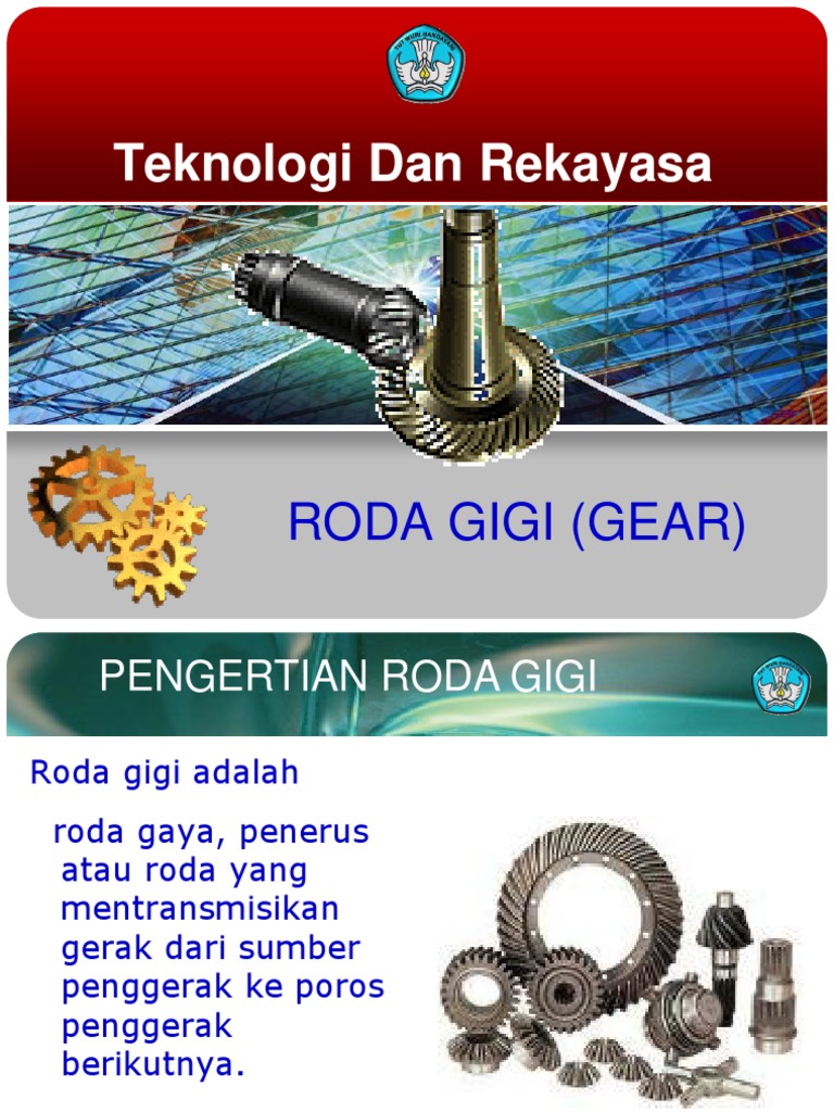 Jenis dan Fungsi Roda Gigi | PDF