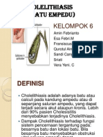 KELOMPOK 6 (Colelithiasis)