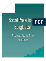 Social Protection and PrSocial Protection and Proposed WB Response in Bangladeshoposed WB Response in Bangladesh