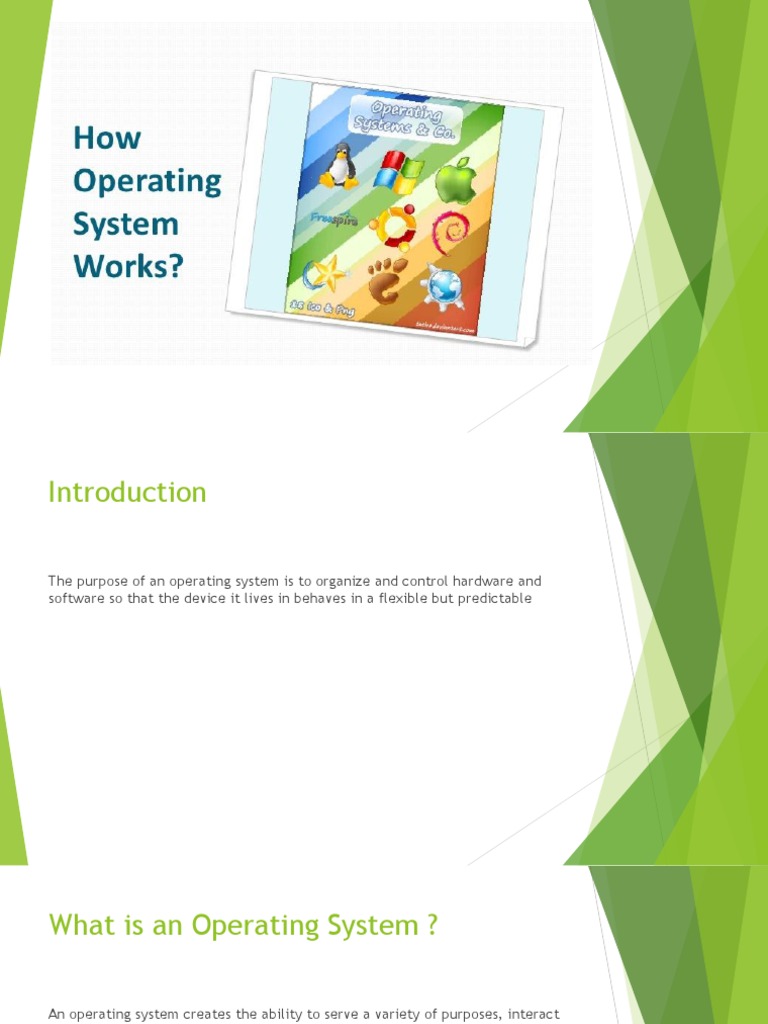 How Operating System Works | Download Free PDF | Operating System ...