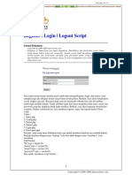 Register Login Logout Script