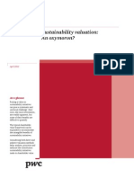 Sustainability Valuation