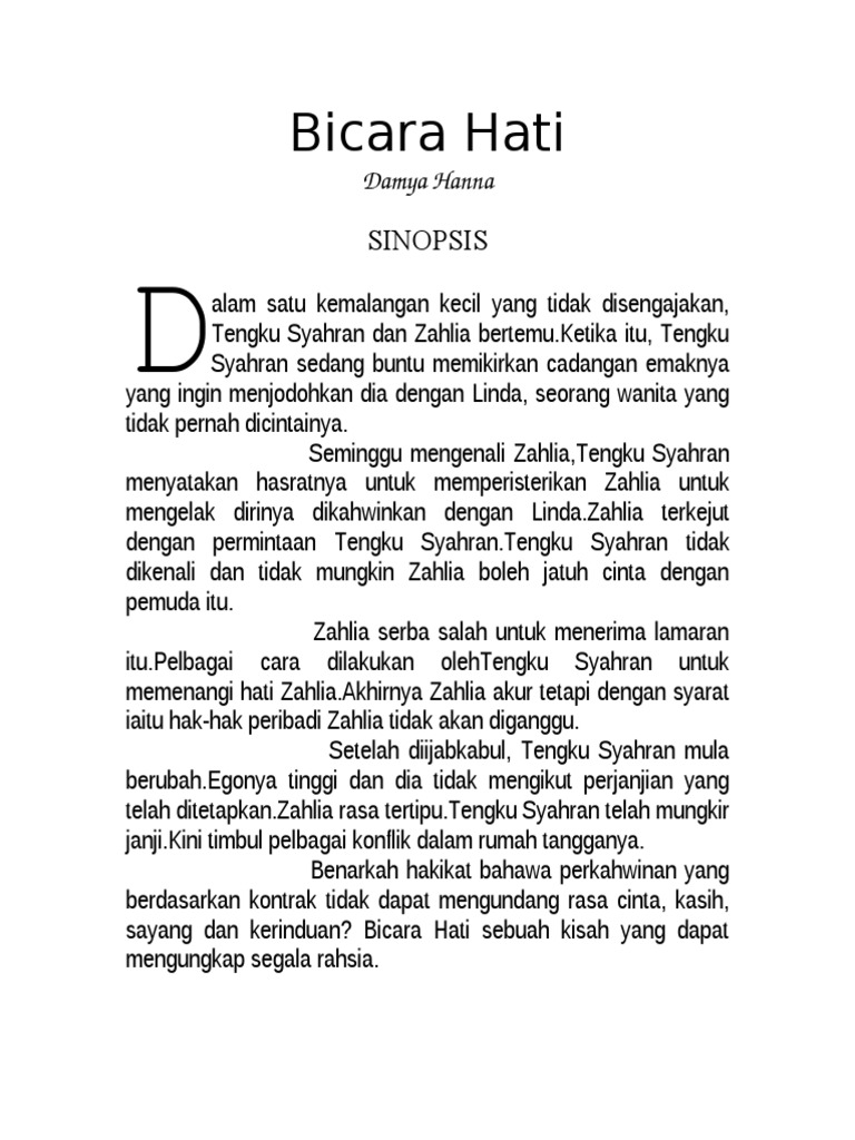 Bicara Hati Pdf