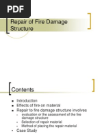 Repair of Fire Damage Structure