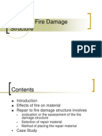Repair of Fire Damage Structure