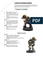 Horus Heresy Painting Guide