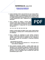 LISTA #08-Estimação de Parâmetros-Intervalo de Confiança.